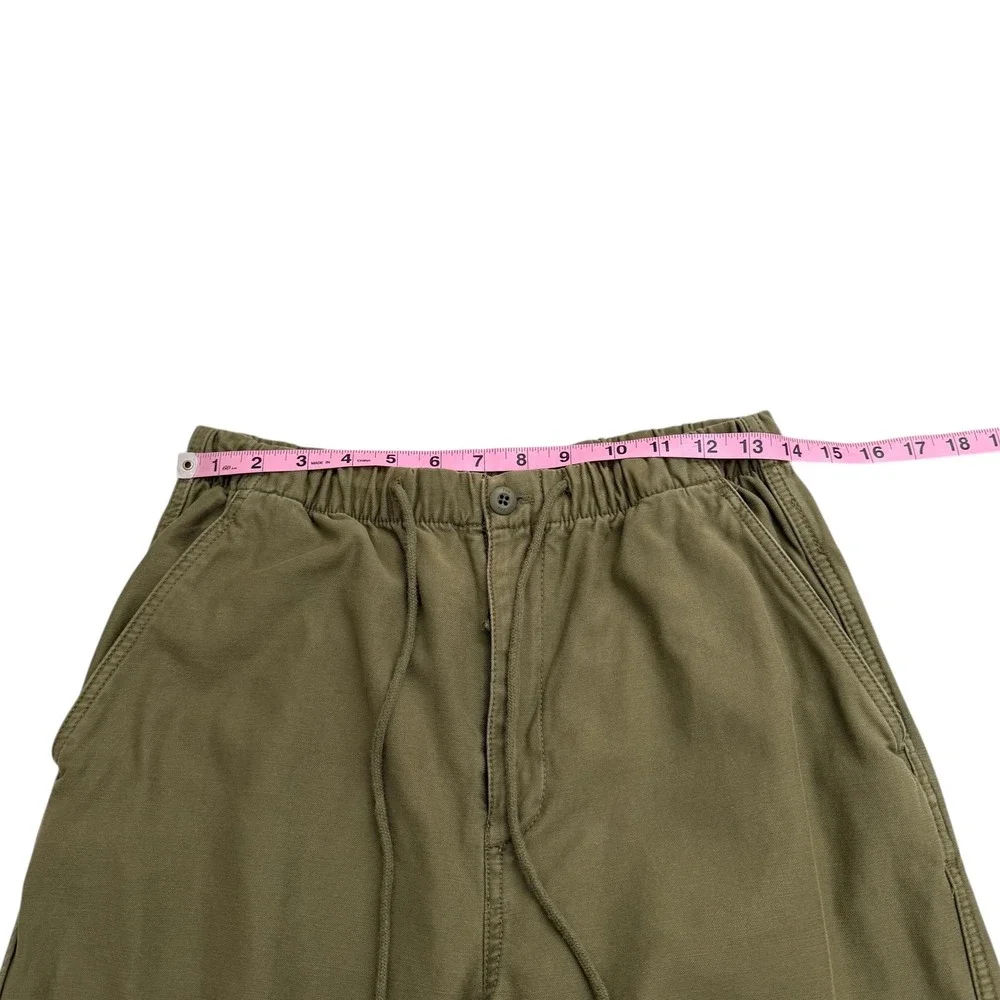 Aritzia | TNA | Olive Green Parachute Cargo Pants Drawstring Utility Size M - Picture 11 of 14